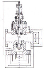 主A49高溫高壓主安全閥結(jié)構示意圖