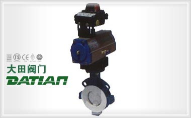 D671(半襯)、D671Fs(全襯)氣動對夾襯氟塑料蝶閥