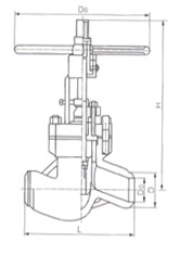 高壓平衡式截止閥 高壓平衡式截止閥